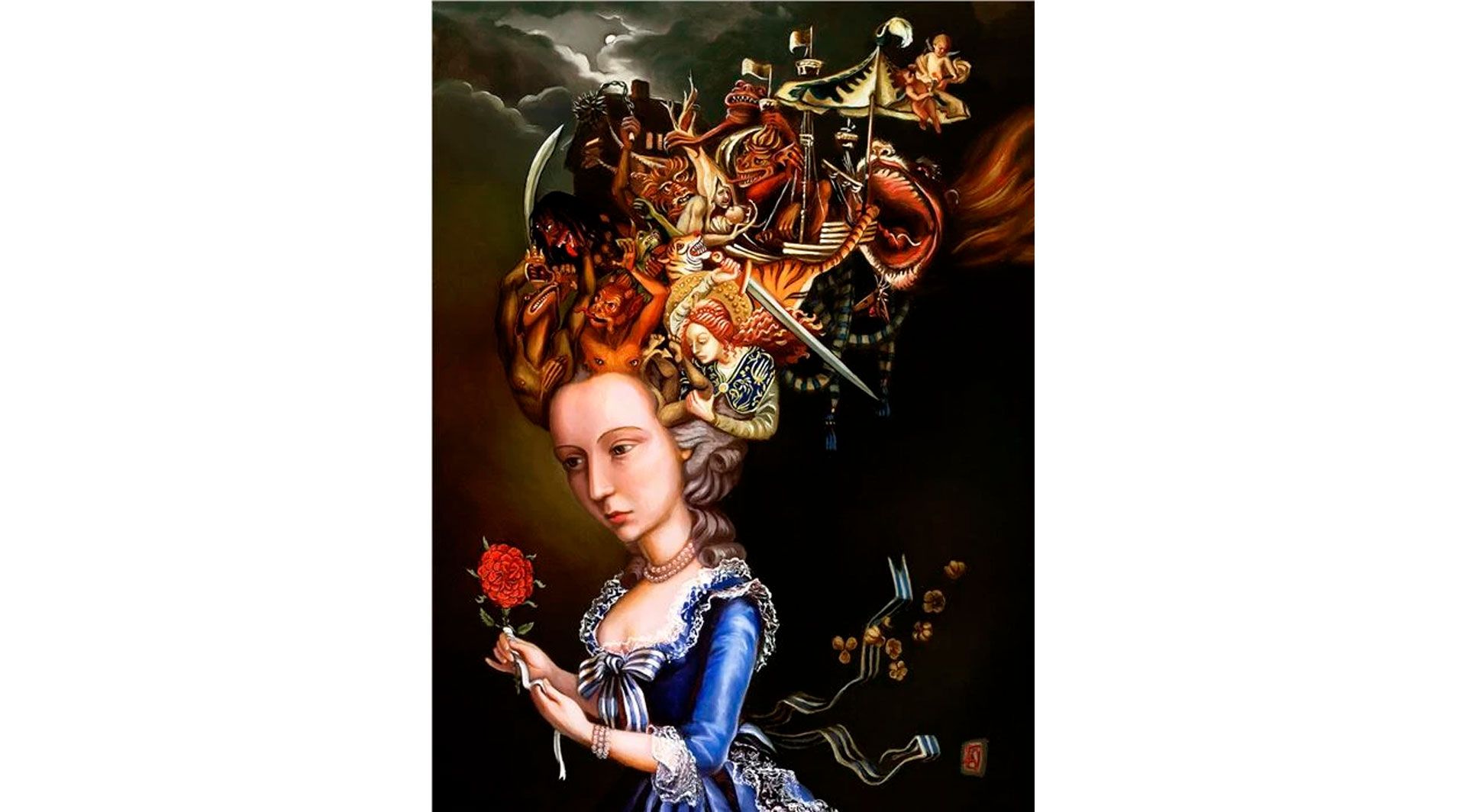Carrie Ann Baade, Collage for the Involuntary Thoughts of Lady Caroline Dubois Carrie Ann Baade, Collage for the Involuntary Thoughts of Lady Caroline Dubois