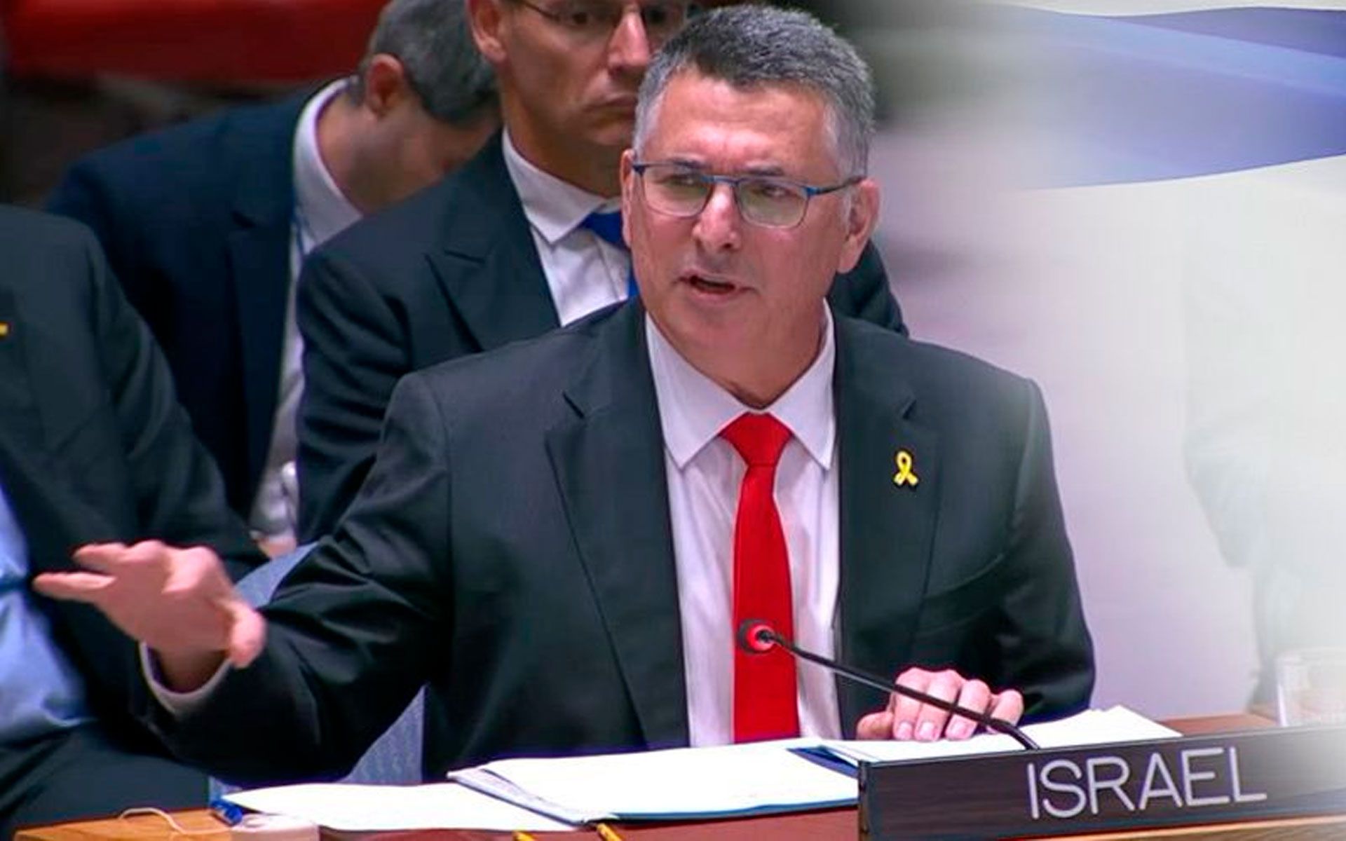 El ministro de Exteriores israelí, Gideon Saar
