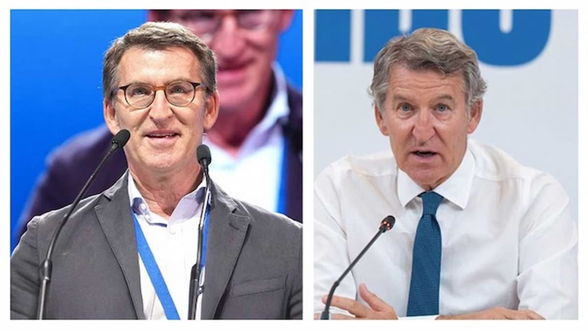 Feijoo en 2022 y ahora edadismo