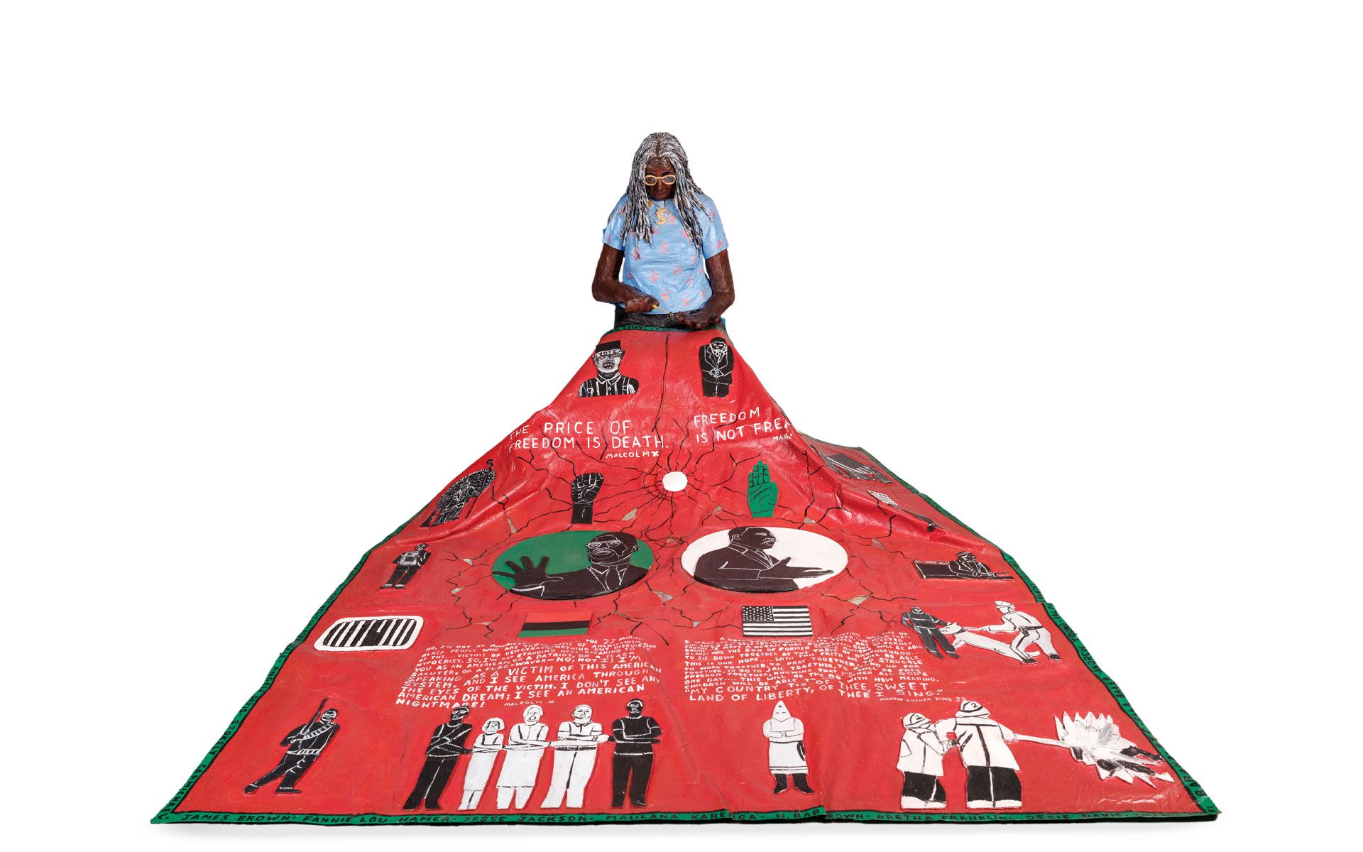 Memories of the 60’s, by Willie Birch (1992). Papier mâché, mixed media. Courtesy of Arthur Roger Gallery, New Orleans. Memories of the 60’s, by Willie Birch (1992). Papier mâché, mixed media. Courtesy of Arthur Roger Gallery, New Orleans.