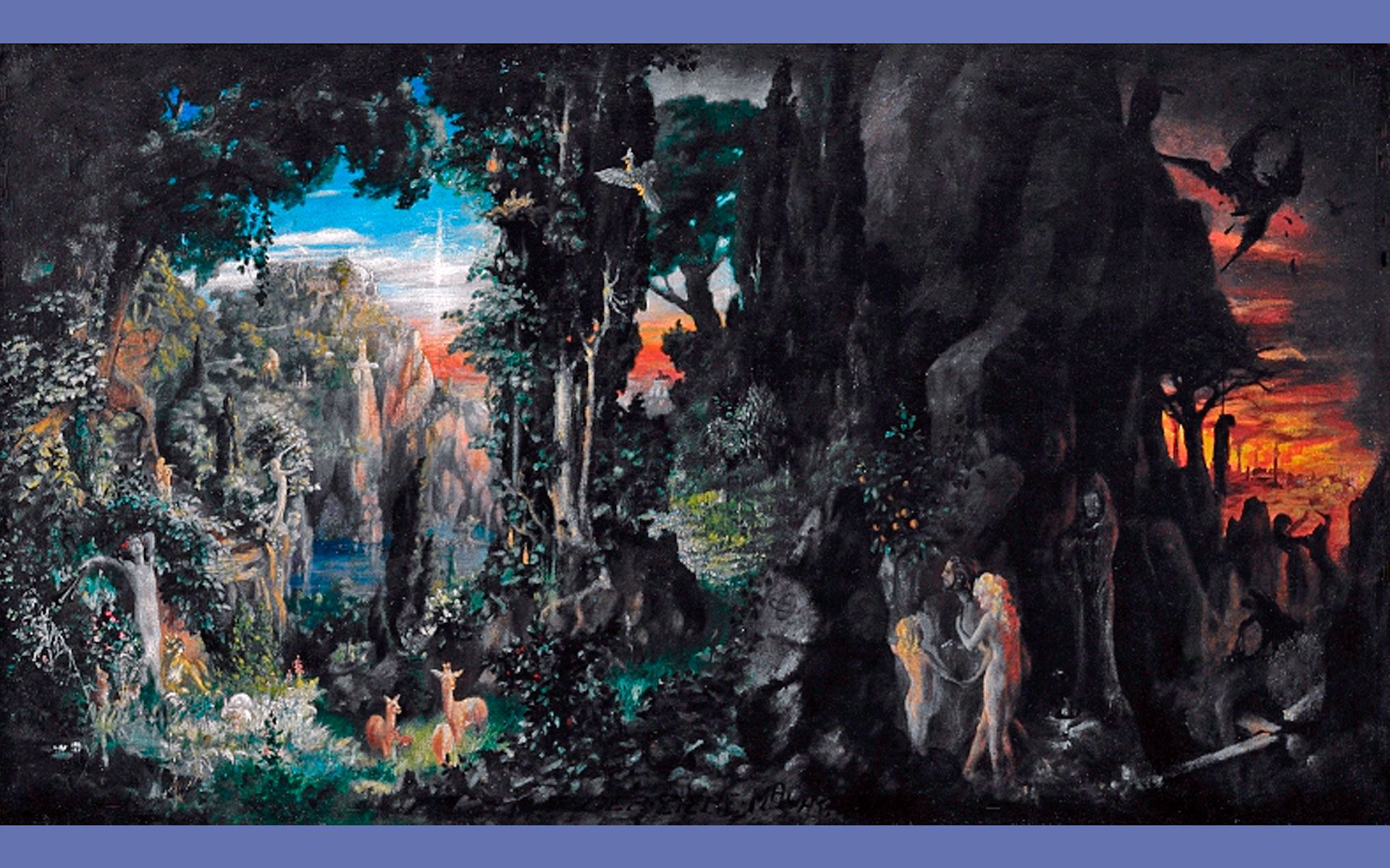 GUSTO GRÄSER, The Power of Love, 1898/99 © Monte Verità Museum Complex, Casa Anatta, Ascona | Photo: Matteo Taddei GUSTO GRÄSER, The Power of Love, 1898/99 © Monte Verità Museum Complex, Casa Anatta, Ascona | Photo: Matteo Taddei