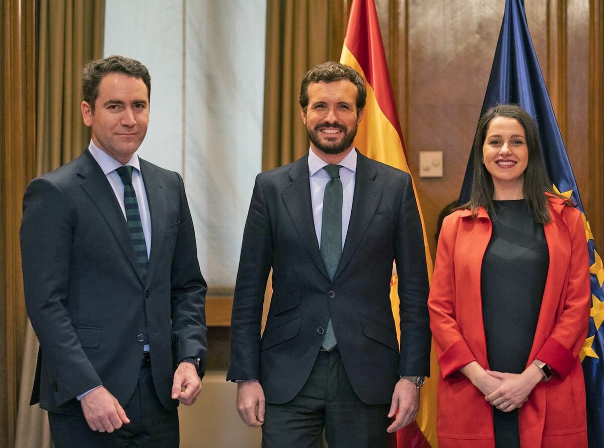 Arrimadas y Pablo Casado