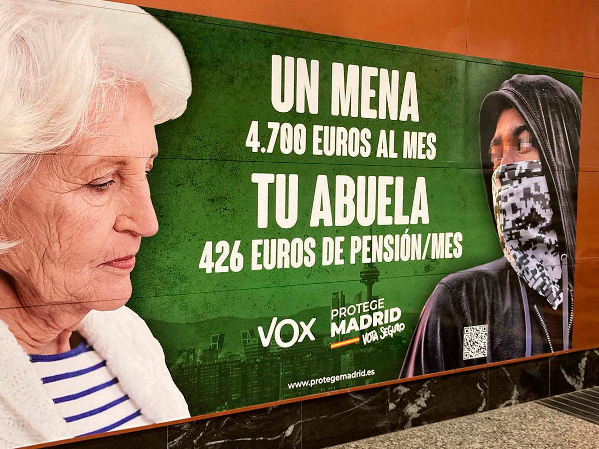 fiscalia-investiga-si-vox-comete-un-delito-de-odio-por-el-cartel-electoral-contra-los-menas