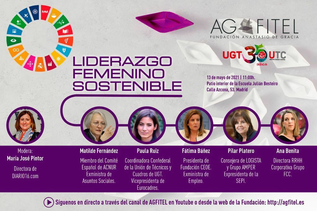 AGFITEL organiza este jueves una jornada sobre "Liderazgo femenino sostenible", moderado por la directora de Diario16