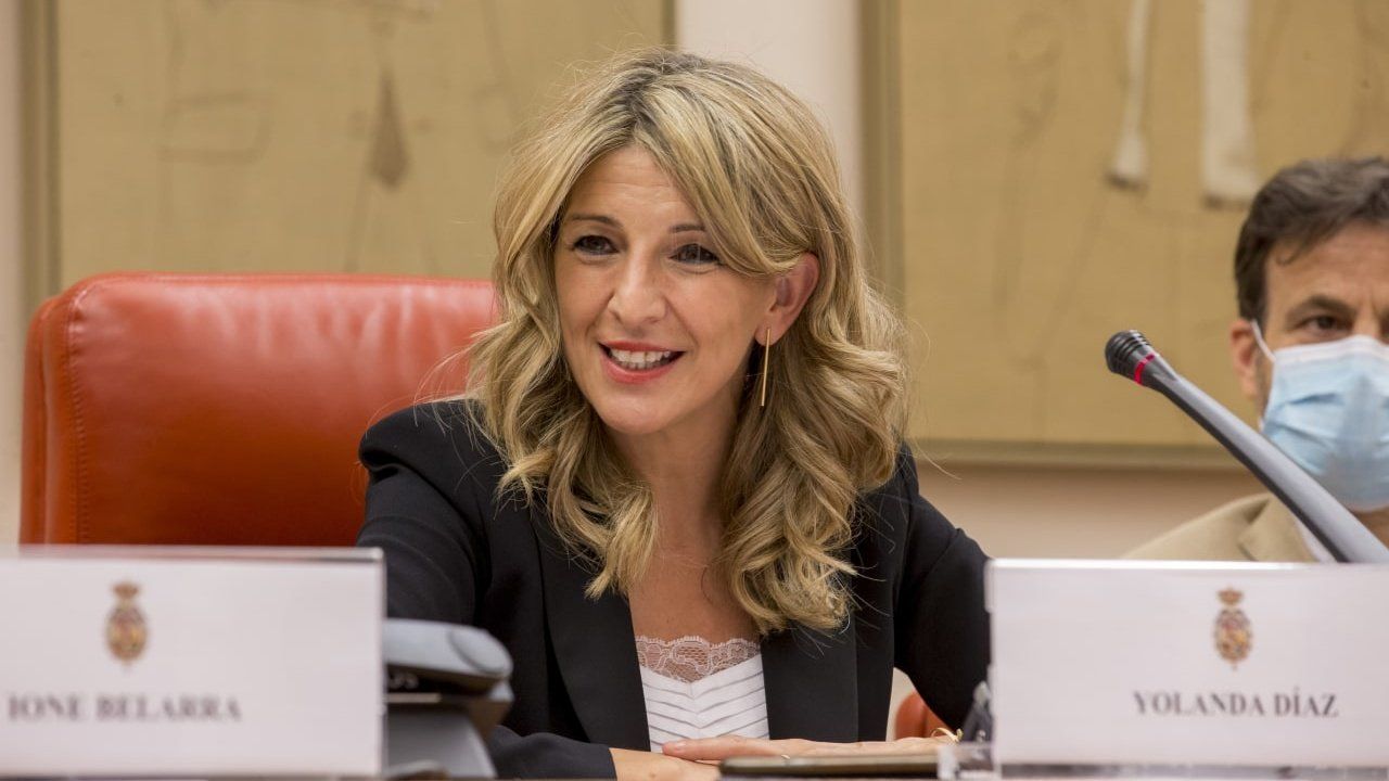 Yolanda Díaz, vicepresidenta tercera y ministra de Trabajo y Economía Social