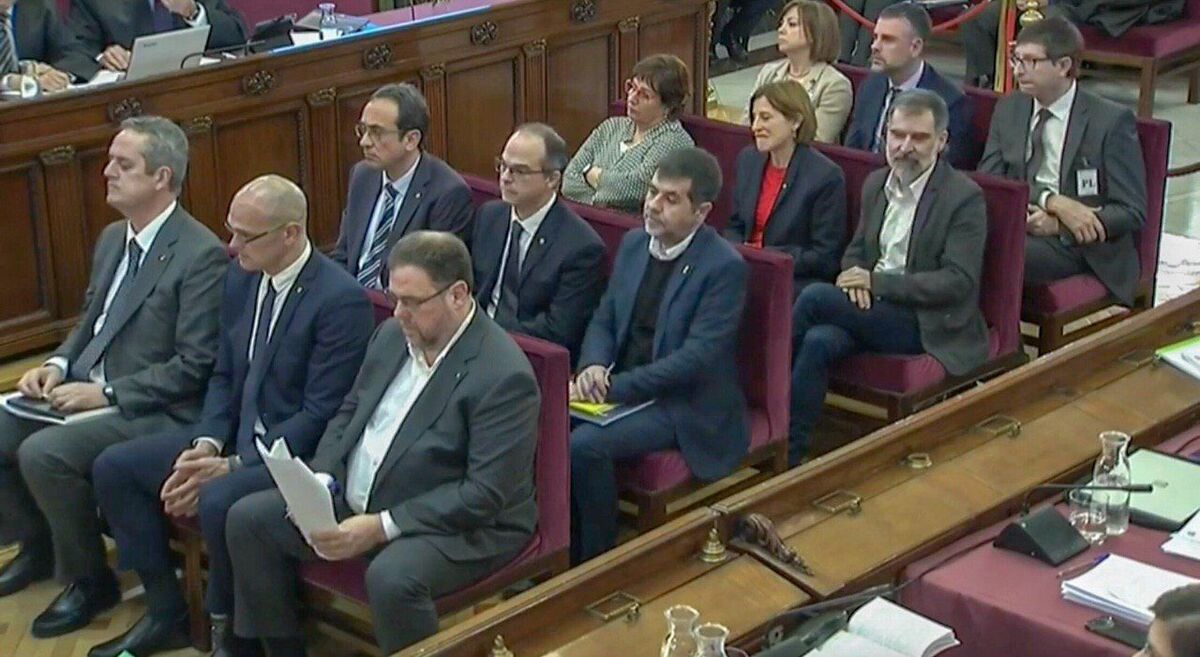 Imagen de archivo del juicio del 'procés'.