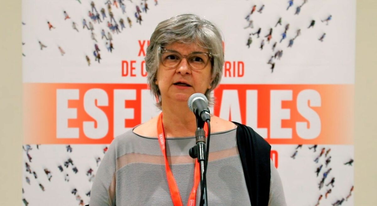 Paloma-López,-exeurodiputada-de-IU,-elegida-nueva-secretaria-general-de-CCOO-de-Madrid