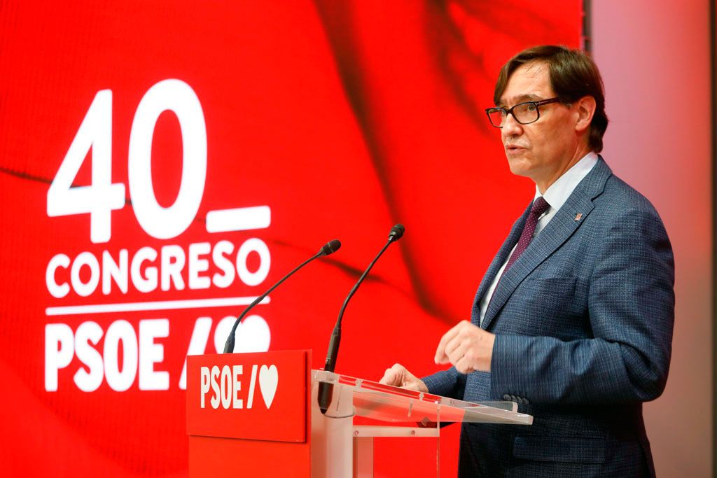 Salvador Illa, secretario de organización del PSC y jefe de la oposición en el Parlamento de Cataluña