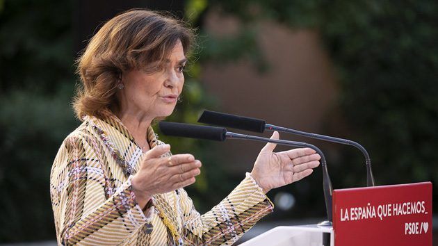 Carmen-Calvo-durante-su-intervención-630x354