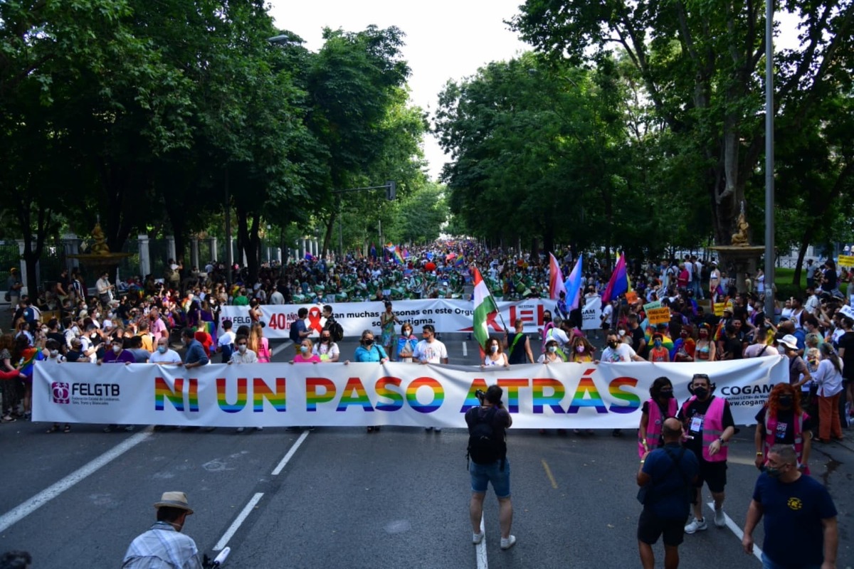 Manifestación Orgullo 2021, foto: Agustín Millán