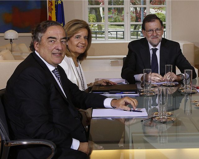 Rosell, Fátima Báñez, Rajoy