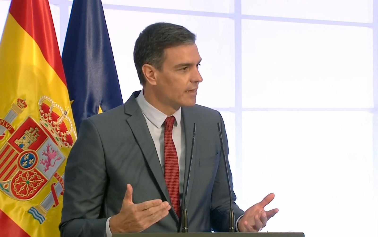 Pedro Sánchez en la presentación en el Plan Estratégico del Automóvil