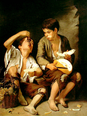 Murillo·Niños comiendo melón·