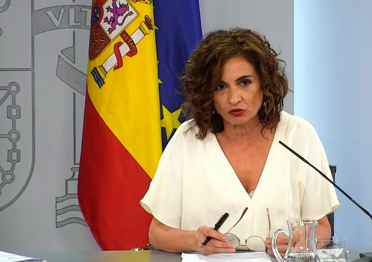 María Jesús Montero volvió hoy a la rueda de prensa tras el Consejo de Ministros