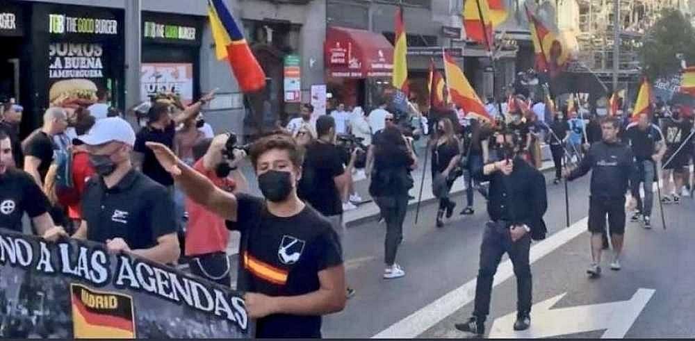 Manifestación nazi de Chueca.