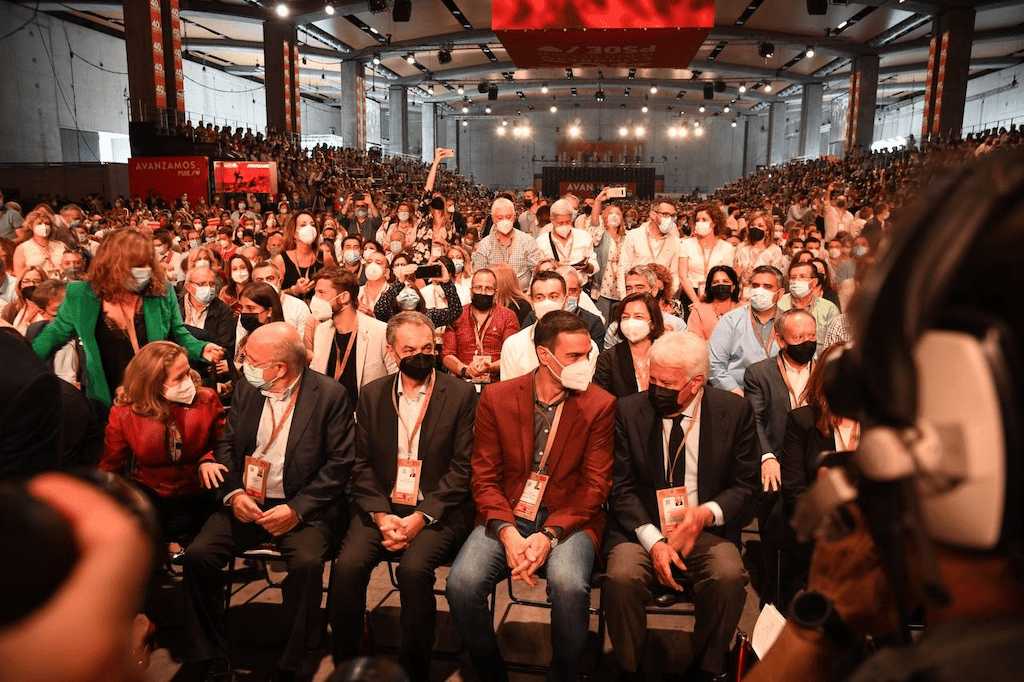 Un momento del 40 Congreso del PSOE.