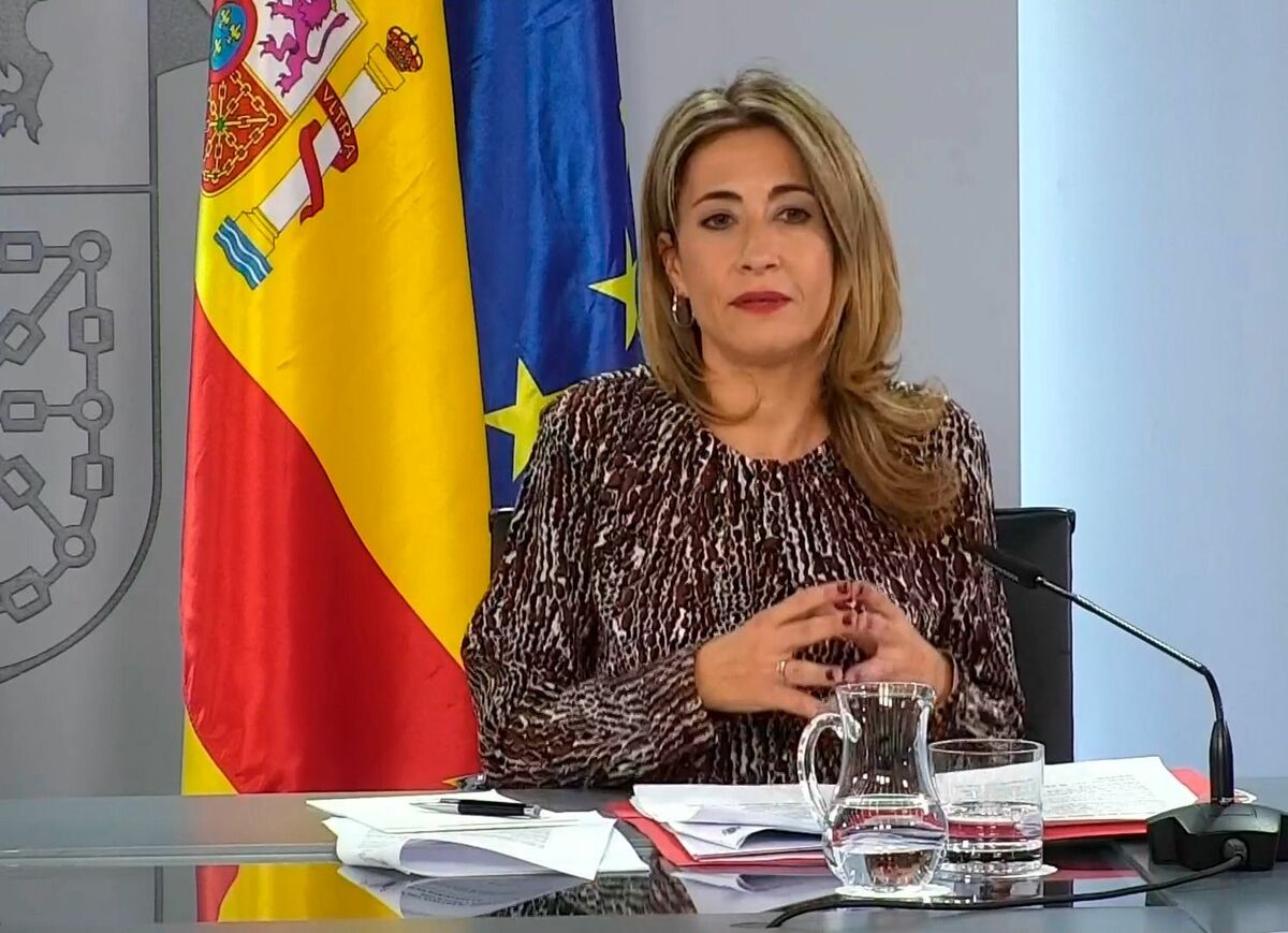 Raquel Sánchez, hoy tras el Consejo de Ministros