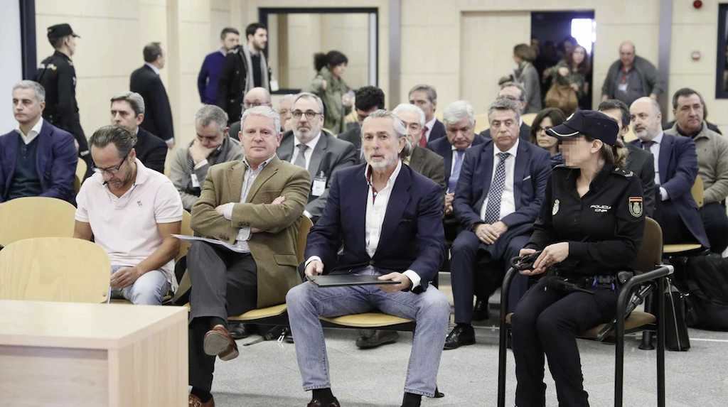 Una imagen del juicio a la red valenciana de la Gürtel, paradigma de la corrupción.