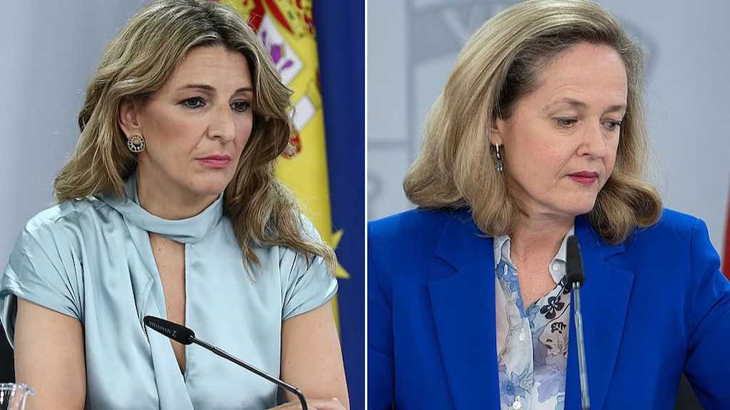 El enfrentamiento entre Yolanda Díaz y Nadia Calviño puede hacer saltar el Gobierno.