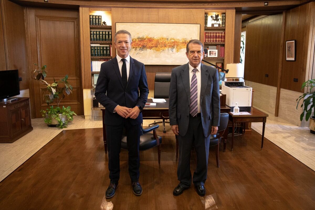 Presidente del Senado, Ander Gil y presidente de la FEMP, Abel CAballero