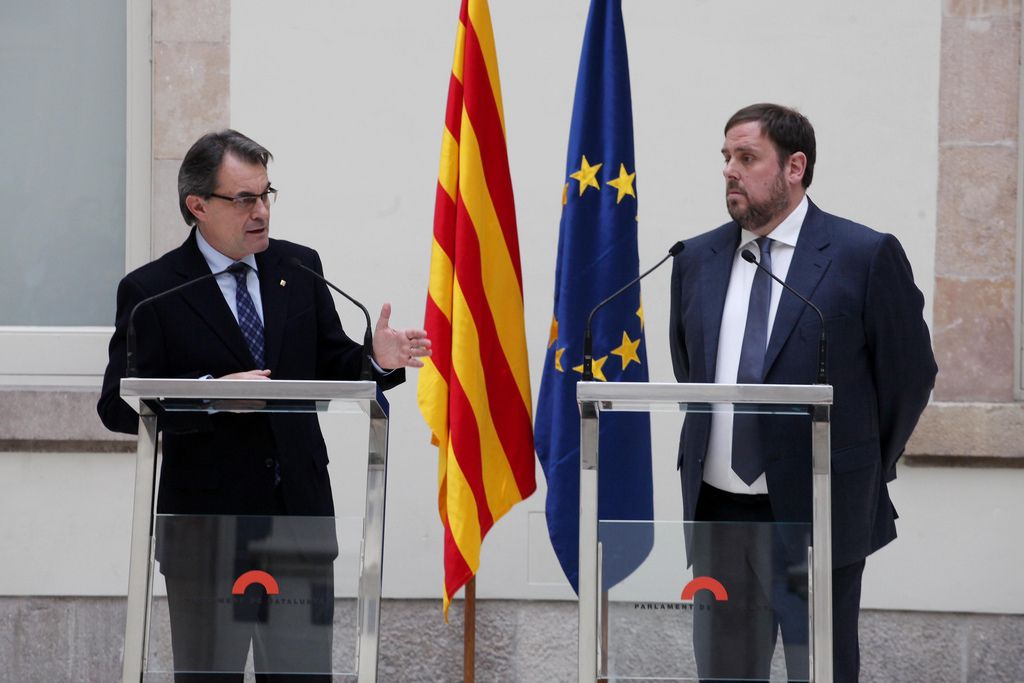 Mas y Junqueras