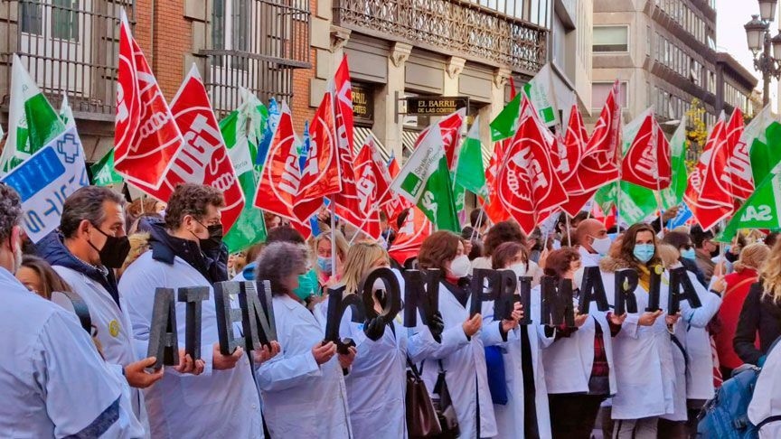 Los-sindicatos-dicen-basta-al-maltrato-de-Ayuso-en-la-Atención-Primaria,-foto-UGT-Madrid