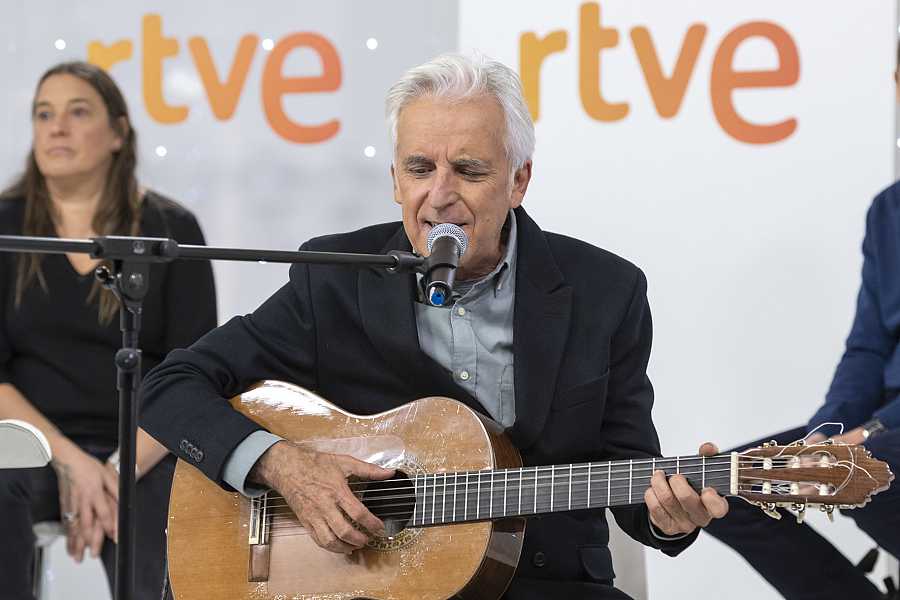 Kiko Veneno, en otro momento de la presentación