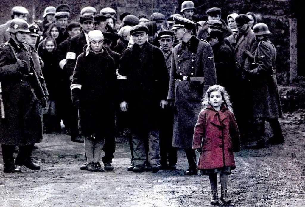 Un fotograma de La lista de Schindler.