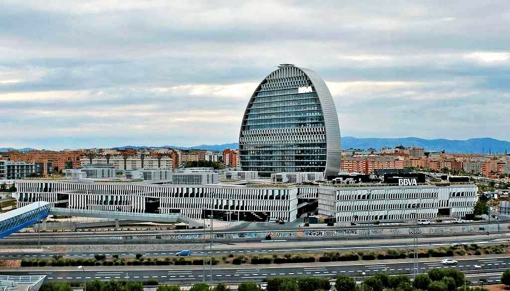 La sede del BBVA en Madrid.