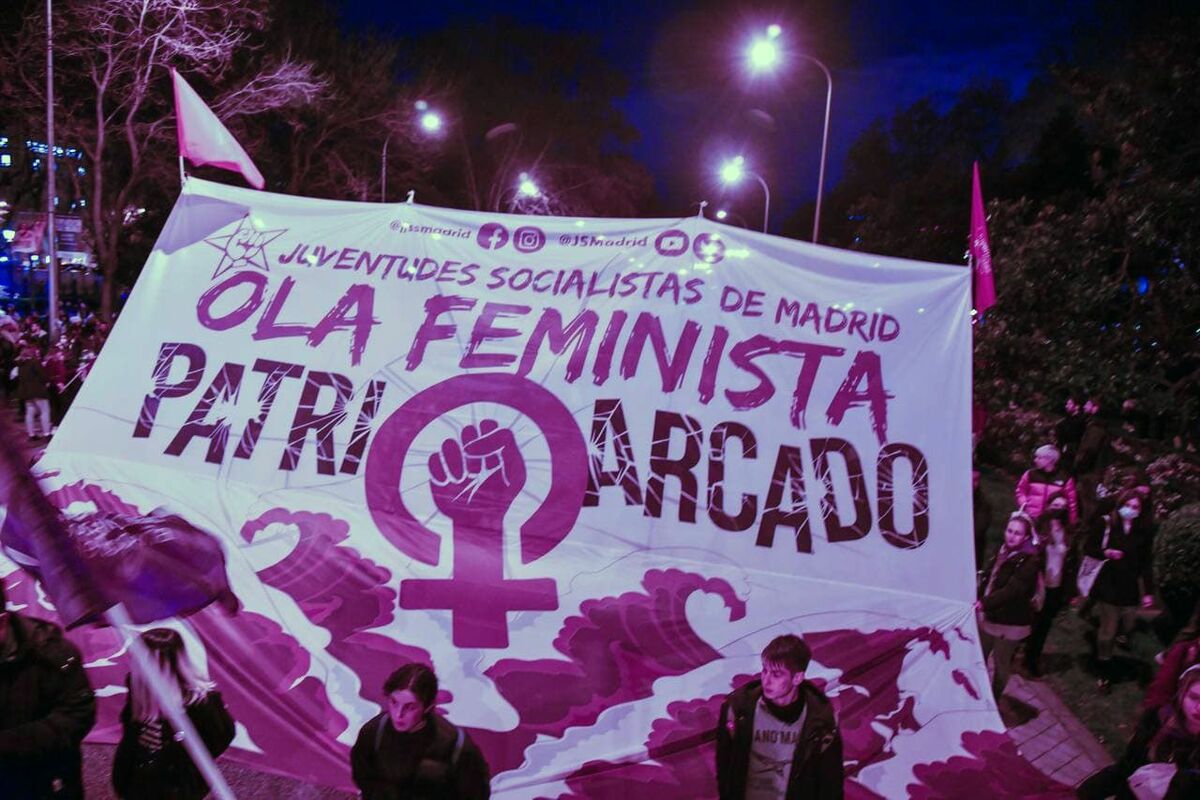 Manifestación 8M feminista en Madrid, foto Agustín Millán (18)