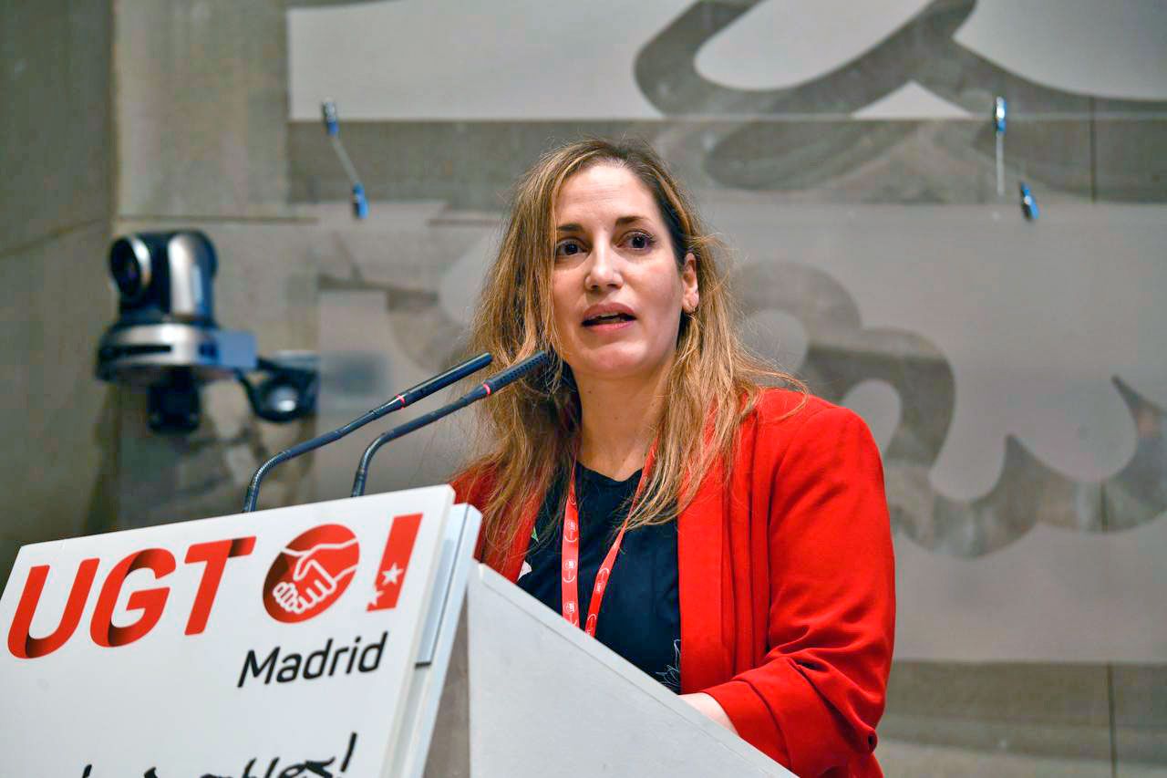 Marina Prieto secretaria general de UGT-Madrid, foto Agustín Millán