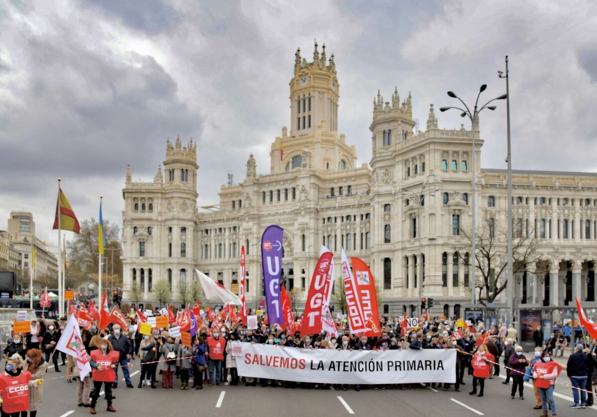 Manifestación salvemos la atención primaria foto, Agustín  Millán