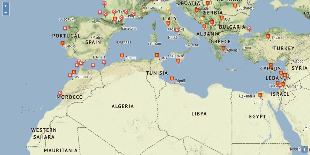 Mapa Marruecos Exteriores