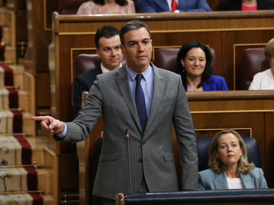 Pedro Sánchez, presidente del Gobierno en el Congreso