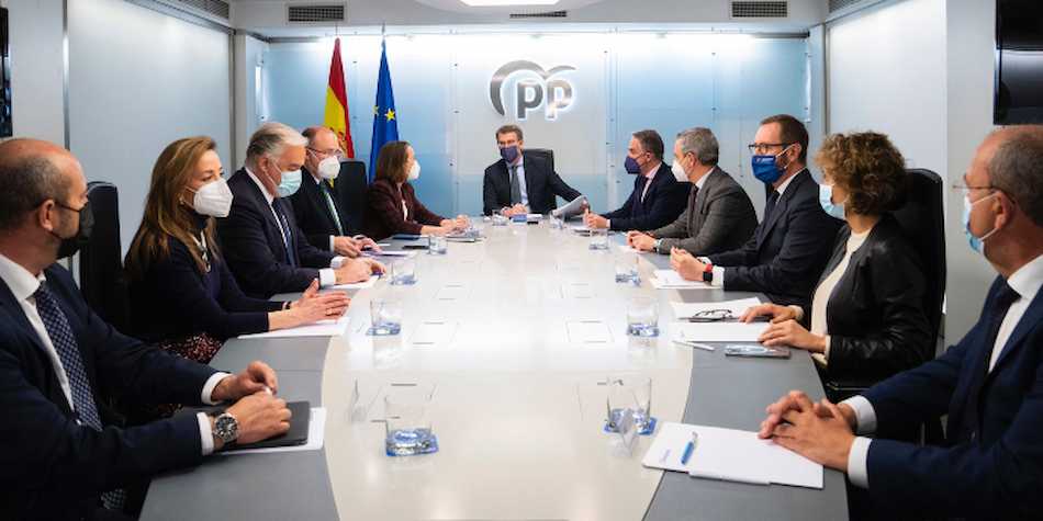 Feijóo hace balance de las primeras semanas de presidencia en el PP.