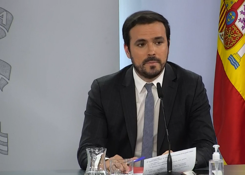 Alberto Grazón, ministro de Consumo
