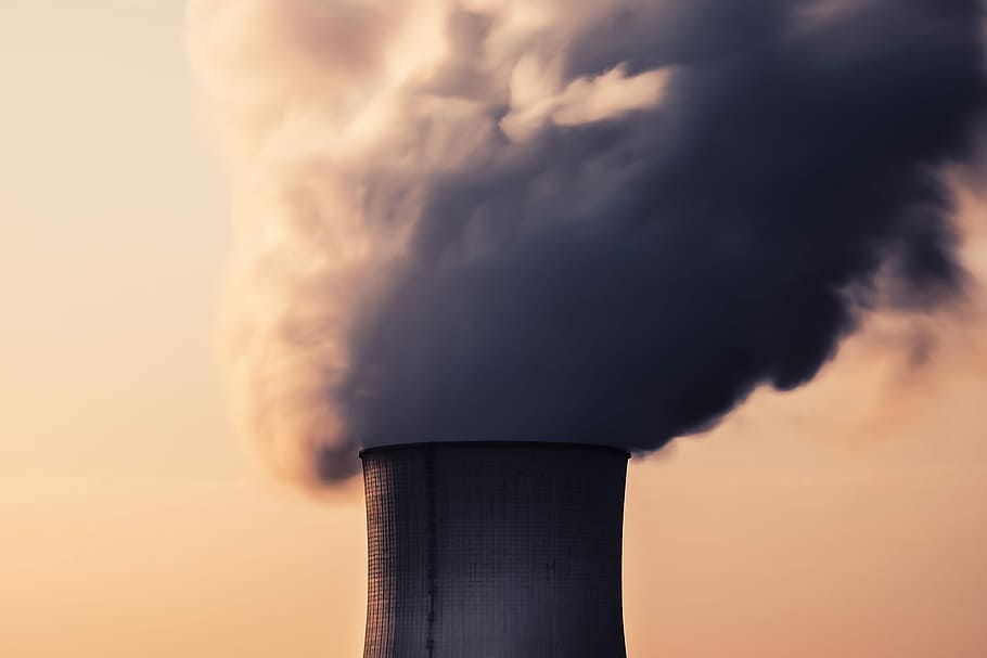 sunset-concrete-nuclear-power-plant-smoke