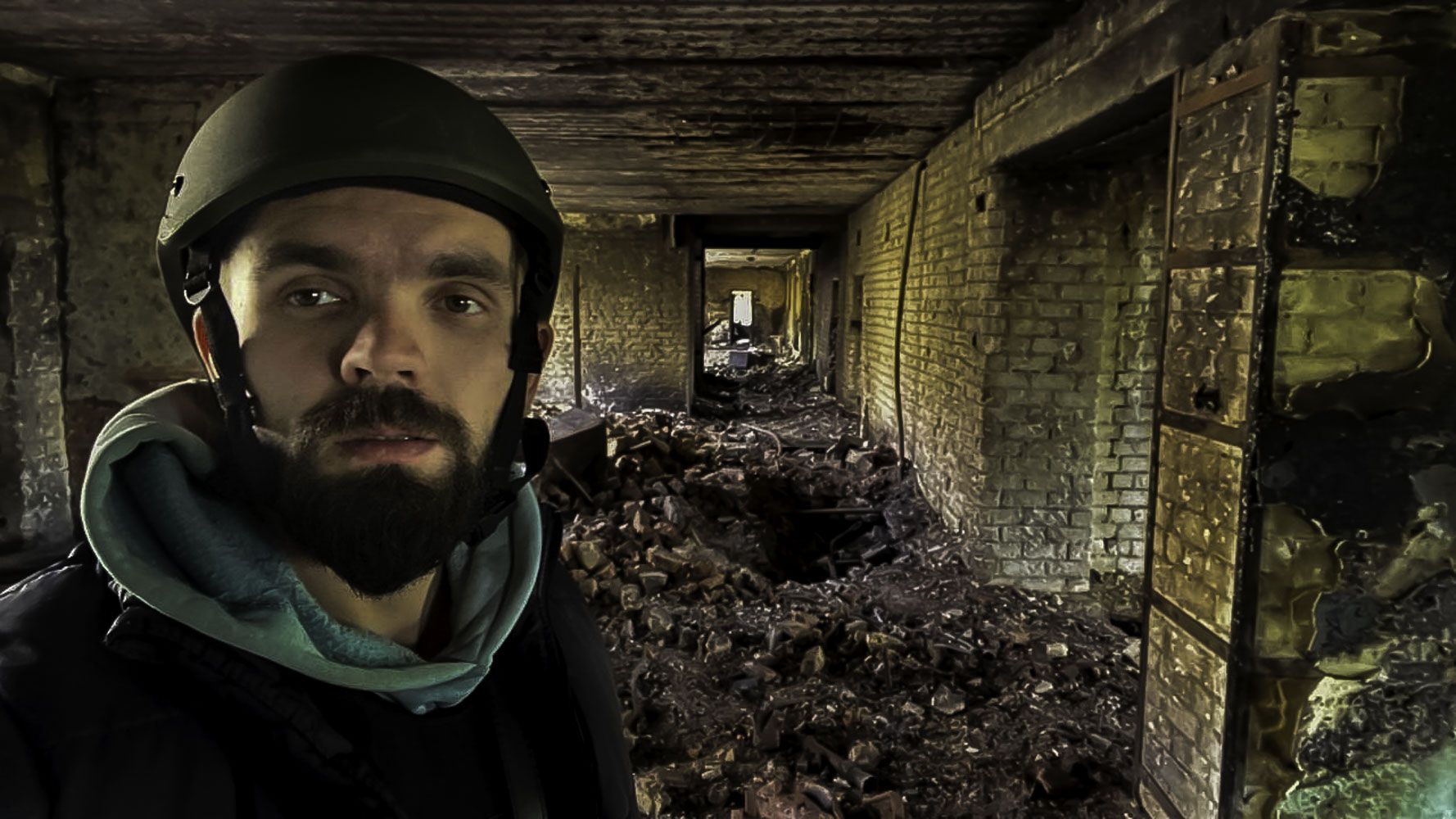 Bohdan Zhdánov, de 28 años y origen ucraniano, documentando lo