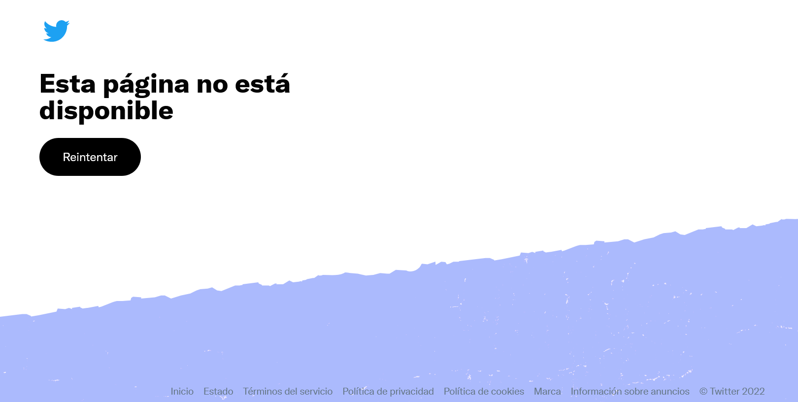 Twitter caído