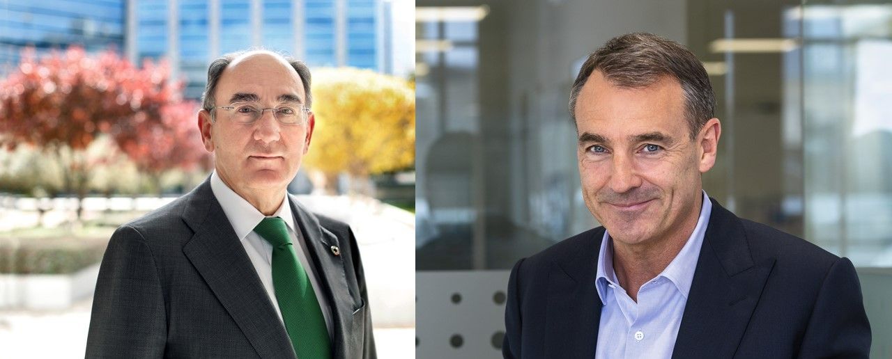 Ignacio Galan presidente de Iberdrola - Bernard Looney consejero delegado bp