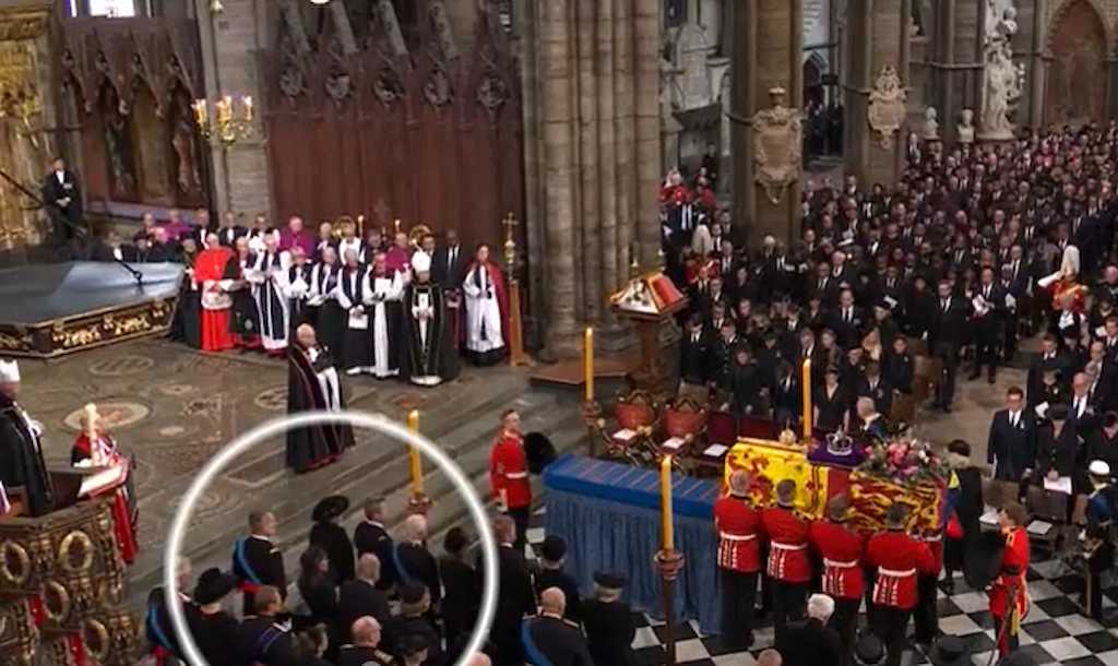 Los cuatro monarcas españoles juntos en el funeral de Isabel II. Foto: La Sexta