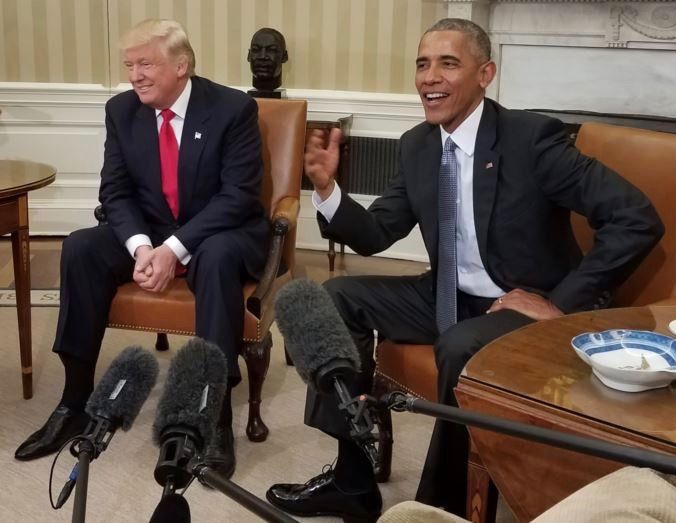 Obama y Trump