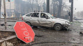 atentado a convoy en Zaporiyia