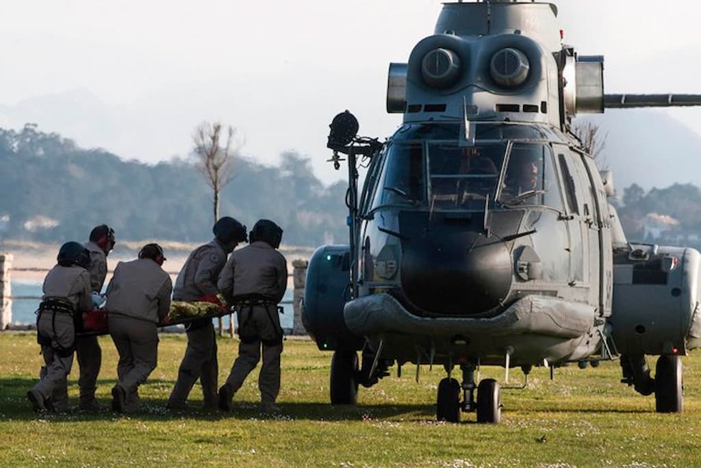 Miembros del Cuerpo Militar de Sanidad. Foto: Ministerio de Defensa.