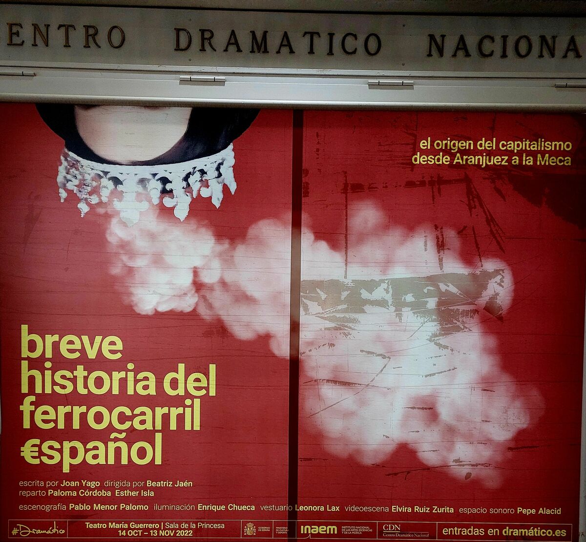 Cartel teatro ferrrocarril