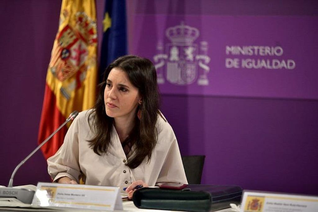 La ministra de Igualdad, Irene Montero, en una imagen de archivo.