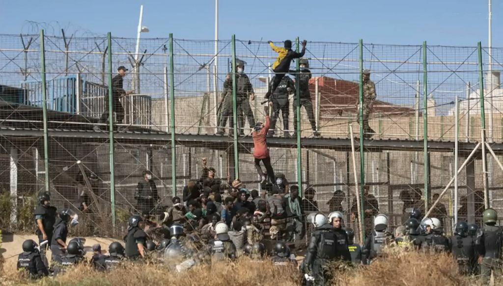 salto a la valla de Melilla