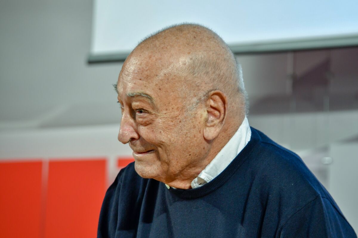 Nicolás Redondo en la presentación de la exposición “La huelga de 1917. La madurez del movimiento obrero” en 2018, foto Agustín Millán