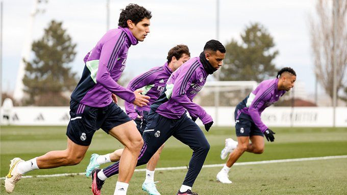 real madrid entrenando