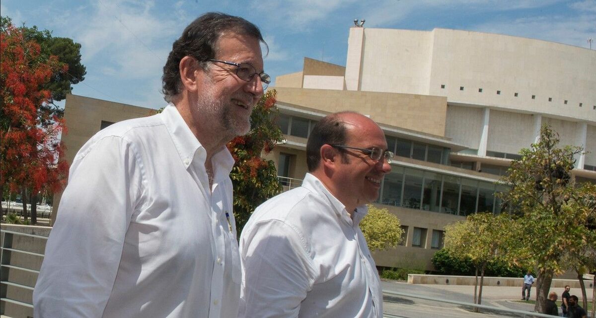 Pedro Antonio Sanchez y Rajoy PP